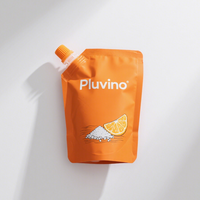 Pochette en plastique rechargeable personnalisée avec bec verseur et fond debout Doypack pour aliments pour bébés, smoothie, jus, boisson, sac d'emballage de liquide