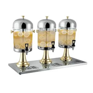 Dispensador de Jugos Fríos Comercial de Acero Inoxidable con Grifo de Madera para Bebidas - Product Image 2