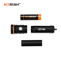 Nouveau Ace D20 XHP35 2700Lumens LED Lumière Plongée lampe de Poche, 21700/18650 charge directe batterie 5200mah torche sous-marine