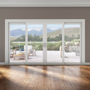 Greensee Champagne Slide Window doppi vetri finestre scorrevoli in lega di alluminio nuovo appartamento moderno orizzontale personalizzato in plastica - Product Image 5