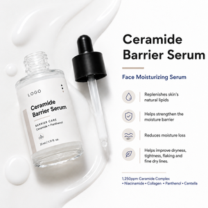 Sérum Barrière à la Céramide de Haute Qualité Renforce la Barrière Cutanée Hydrate Intensément Soulage les Rougeurs et les Coups de Soleil Nourrit Doucement Soin Quotidien - Product Image 1
