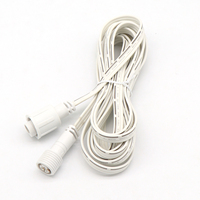 GJQ 10FT 20AWG Weißes DC 5,5mm X 2,5mm Buchse auf 5,5mm X 2,5mm Stecker Stromverlängerungskabel für Stromquellen-Zubehör