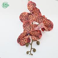Orchidée Phalaenopsis Artificielle Réaliste 75cm à 3 Têtes pour Décoration de Mariage, Maison, Fête et Composition Florale