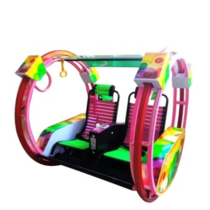 Coche Giratorio de Plástico para Niños, Diseño de Auto Auténtico, 2 Plazas, para Exteriores, ¡Gran Venta! - Product Image 1