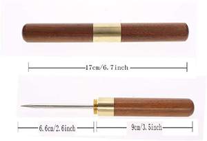 Vente chaude Marron Couleur Naturelle Manche En Bois En Acier Inoxydable Pic À Glace Bar Accessoires pour Cuisine ou Scapa Scots Bard - Product Image 3