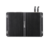 Mini PC Industriel Compact Double RS232 Sans Ventilateur Intel HD Graphics SSD/HDD Windows 10 Garantie 3 Ans Boîtier en Alliage Brossé pour Médias
