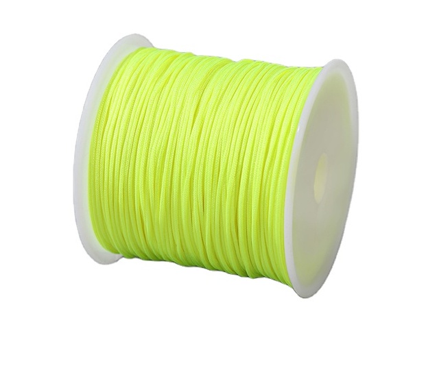Customize 100% Polyester Macrame Cord 0.5mm-1.5mm Waxed Rope Coated for DIY Handmade Jewelry Necklace Beads Garments Bags