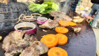 Barbecue moderne écologique de qualité supérieure, pliable, durable, à faibles émissions, fabriqué en acier Corten de qualité supérieure, portable