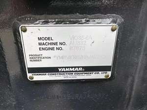 Excavatrice sur chenilles de 8 tonnes de Chine, Yanmar VIO35-6A, avec moteur, pompe et engrenages, pour la construction et l'agriculture, grande cabine - Product Image 3