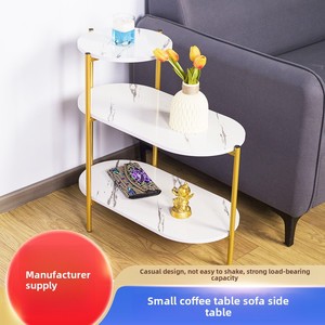 Piccolo tavolino da <span class=keywords><strong>caffè</strong></span> multistrato del produttore in stile scandinavo <span class=keywords><strong>mobile</strong></span> ad <span class=keywords><strong>angolo</strong></span> multifunzionale per piccoli appartamenti tavolo - Product Image 2