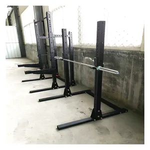 Gym Fitness Multi Function Station Pull Up Cross Fit Racks Standing Rig With Pull Up Bar And Squat Rack