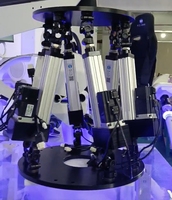 Petit simulateur de plate-forme de mouvement de la charge 6dof avec l'actionneur servo et le moteur