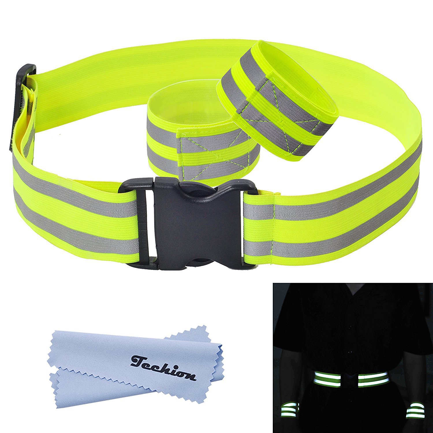 Hot Selling Product Sport Adult Clothes Elastic Safety Cross Reflective Vest Belt