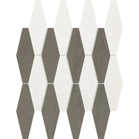 Carreaux de mosaïque en marbre hexagone en céramique de couleur pure pour salle de bain et cuisine de qualité supérieure