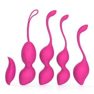 Y Love Full Silicone Remote Control Vibrating Egg Set 3 In 1 Pelvic Floor Exerciser Kegel Balls 4 Kit Vaginal Massager For Women