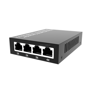 Hot Sale 10/100Mbps 1 Optical Port + 4 Electrical Ports 4FE+1FX Ethernet Fiber Optical SFP Media Converter - Product Image 1