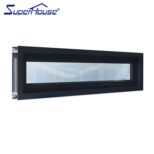 Thermal Break Double <strong>Glazing</strong> Aluminum Awning <strong>Window</strong> with <strong>Reflected</strong> Glass Aluminum Turn Away <strong>windows</strong> - Product Image 2