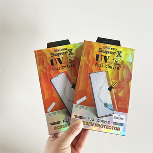 Protector de Pantalla de Vidrio Templado Transparente UV Curvo 3D con LED Líquido para Samsung S23U Note <span class=keywords><strong>20</strong></span> - Product Image 2