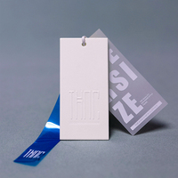 Individuelle Papier- und PVC-Anhänger mit Logo-Etikett für Taschen und Kleidung