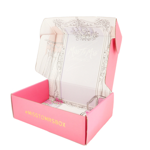 กล่องไปรษณีย์สำหรับอีคอมเมิร์ซแบบเคลือบด้านพร้อมปั๊มทอง - Product Image 4
