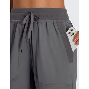 Pantalones Deportivos para Mujer FOXA, Cintura Alta, Largo hasta el Tobillo, con Bolsillos, para Gimnasio, Yoga y Uso Casual - Product Image 3