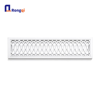 Grille de ventilation moderne en treillis, en aluminium, pour montage mural ou au plafond, grille de retour d'air, cache de ventilation architectural