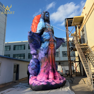 Globo Inflable Gigante con Forma de Diosa Musical, Diosa Lunar, Dios del Mar, Mascota para Festivales de Música, Eventos y Exposiciones - Product Image 1