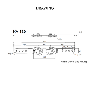 Bisagra de Torque Bidireccional - KA-180 - Product Image 2