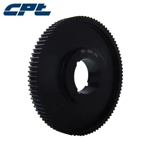 8m Timing Pulley 90 Tooth 8mm Pitch Cast Iron 8M Timing Pulley 3: 1 Match 30 Tooth Pulley For Belt 20mm Wide