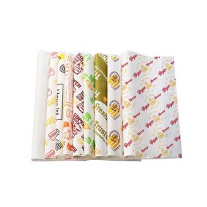 Custom <b>Wax</b> <b>Paper</b> Sheets for Foods Pre-cut Folded Greaseproof <b>Paper</b> Printer Sandwich Hamburger Wraps <b>Paper</b> - Product Image 5