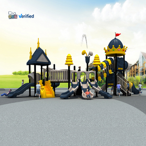 Đa dạng dịch vụ kết hợp trẻ em nhựa trượt thiết bị thương mại sân chơi công viên thiết bị ngoài trời trượt với Mê Cung leo lên - Product Image 2