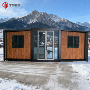 Casas Contenedor Móviles de 40 y 20 Pies con Diseño Plegable Flat Pack para Cafeterías al Aire Libre y Restaurantes de Comida Rápida en Acero Duradero - Product Image 1