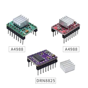 StepStick A4988/DRV8825 Stepper Motor Driver With Heat waschbecken Carrier Reprap RAMPS 1.4 1.5 MKS GEN V 1.0 V 1.4 bord