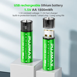 प्यूजिमेक्स उच्च गुणवत्ता 1.5v aa लिथियम रिचार्जेबल बैटरी 1000Mah usb चार्ज उपलब्ध है। - Product Image 2