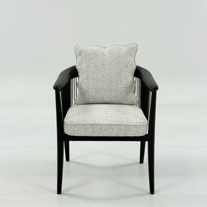 Silla <span class=keywords><strong>de</strong></span> Comedor <span class=keywords><strong>de</strong></span> Madera Negra <span class=keywords><strong>de</strong></span> Lujo - Estilo Moderno <span class=keywords><strong>de</strong></span> Sillón, Versátil para Restaurante, Hotel, Dormitorio y Sala <span class=keywords><strong>de</strong></span> Estar - Product Image 3
