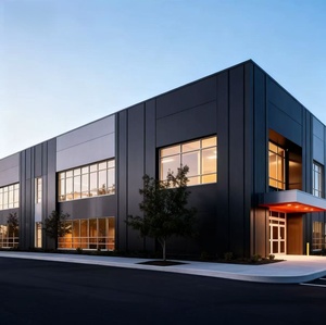 Siêu thị khung thép cao tầng trung tâm mua sắm Kết Cấu Thép prefab tòa nhà thương mại văn phòng - Product Image 5