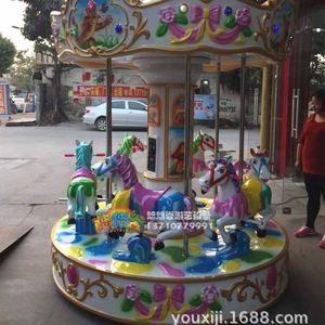 Manège de luxe pour enfants, grande taille, 6 places, pour parc d'attractions extérieur, équipement de divertissement électrique - Product Image 4