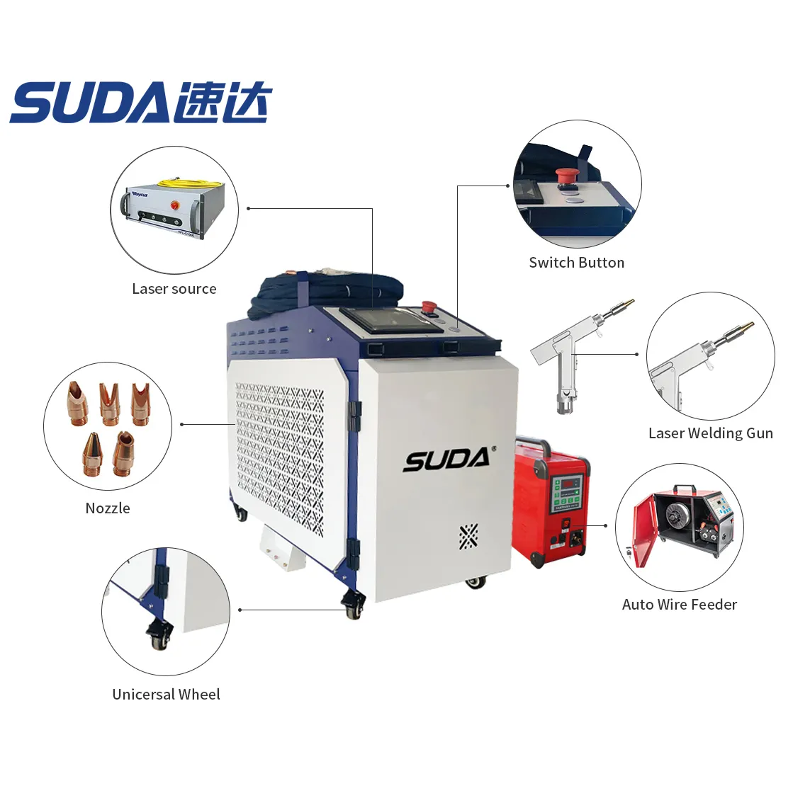 4 In 1 Laser Welding Machine/3 In 1 Laser Cleaner Cutter Welder/Laser Welding Machine For Metal Stainless Steel Aluminum