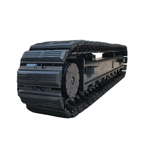 Nouvelle conception, capacité de charge de 4 tonnes, châssis à chenilles, système d'entraînement hydraulique, cadre <span class=keywords><strong>en</strong></span> acier, blocs <span class=keywords><strong>en</strong></span> caoutchouc pour protéger le sol - Product Image 4