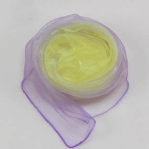 Couleurs dégradées HZW-23027 Costume de danse du ventre pour femmes <span class=keywords><strong>Voile</strong></span> Écharpe Bollywood Performance Costumes - Product Image 2