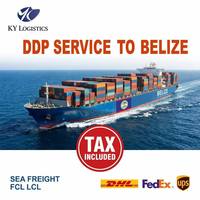 Agent maritime fiable pour le Belize, services logistiques, transitaire Chine vers Belmopan, fret maritime et aérien DDP, services rapides DDP