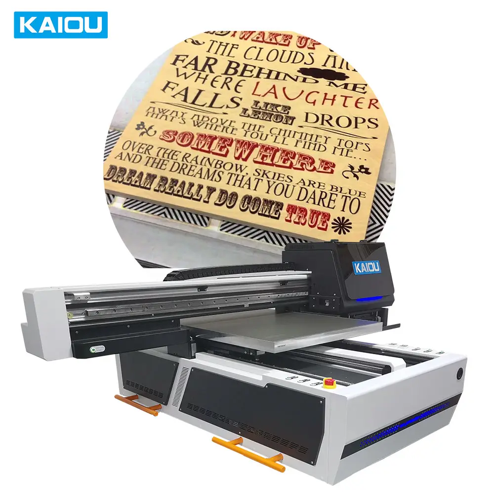 Jet d'encre bois, papier, cuir, tasse machine d'impression plastique pvc pet film imprimante à plat uv imprimantes impresora uv 6090
