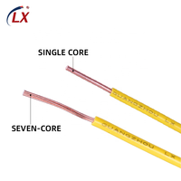 Câble électrique de construction LX Wholesale, 2,5 mm, âme en cuivre massif, 1 conducteur, isolation PVC H07V-R, pour câblage domestique