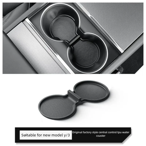 Accesorio de Almacenamiento de Doble Capa de Silicona FUXUAN para Tesla Model YL/Y/3, Caja de Almacenamiento para la Consola Central - Product Image 6