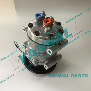 FOR KOBELCO V3307 AIR CONDITIONER COMPRESSORS SK450-6E EXCAVATOR ENGINE PARTS