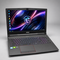 Ordinateur portable de jeu MSI GE63, Intel I7-8750H 6 cœurs, 16 Go de DDR4, 128 Go de SSD + 1 To de HDD, RTX 2060 (6 Go), écran 15,6 pouces 1920*1080 60 Hz