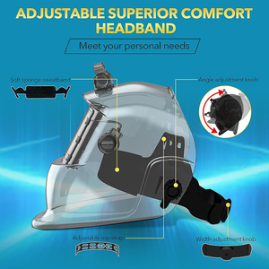 TRQ OEM ODM camaleón aligeramiento cómodo soldador máscara cráneo monstruo TIG MIG mejor casco de soldadura - Product Image 5