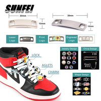 IRun argent lacet breloques chaussures en métal chaînes décoratives lacet personnalisé breloque chaîne de chaussure Hip Hop Punk drôle accessoires de chaussures