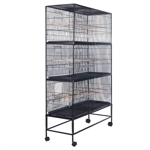 Hoge kwaliteit, goed verkopende groothandel drielaagse extra grote volière, papegaaienkooi, kweekkooi, draad, grote villa - Product Image 5