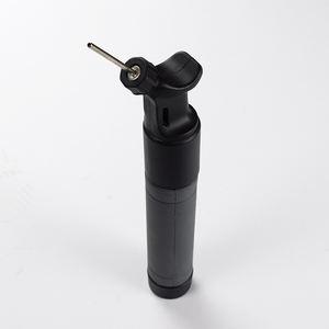 スポーツ & エンターテイメント用インフレータブルバスケットボールとサッカーボール用ポータブルダブルアクション手の空気ポンプ - Product Image 2